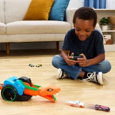 Hot Wheels: Let’s Race daljinsko vodena avtomobilska izstreljevalna kača z malim avtomobilom – Mattel slika 3