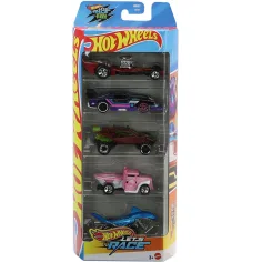 Hot Wheels: Let's Race komplet 5 drznih avtomobilčkov 1/64 - Mattel