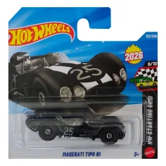 Hot Wheels: Maserati Tipo 61 črni avto 1/64 - Mattel