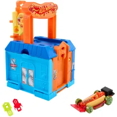 Hot Wheels: Mestna Dine & Go avto restavracija osnovni komplet proge – Mattel slika 4