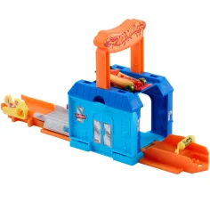 Hot Wheels: Mestna Dine & Go avto restavracija osnovni komplet proge – Mattel slika 5