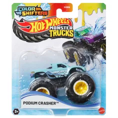 Hot Wheels Monster Trucks: Barvna sprememba mali avto - Podium Crasher - Mattel slika 1