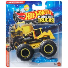 Hot Wheels Monster Trucks: Betonski drobilnik avto 1/64 – Mattel