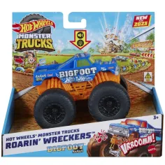 Hot Wheels Monster Trucks: Bigfoot 4x4x4 monster avto s svetlobnimi in zvočnimi efekti 1/43 - Mattel