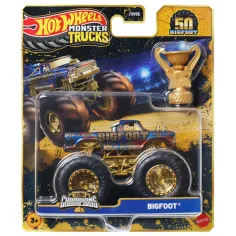 Hot Wheels Monster Trucks: Bigfoot prvak malih avtomobilov s pokalom 1/64 - Mattel slika 1