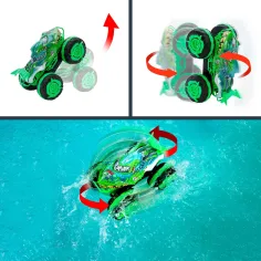 Hot Wheels Monster Trucks Daljinski Amphibian Great Bite 1/15 - Mattel slika 3