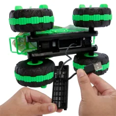 Hot Wheels Monster Trucks Daljinski Amphibian Great Bite 1/15 - Mattel slika 5