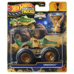 Hot Wheels Monster Trucks: Krokodil prvak monster avto s pokalom 1/64 - Mattel