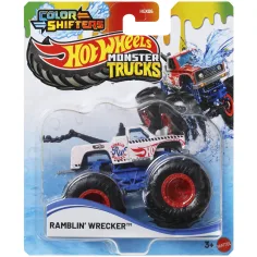 Hot Wheels Monster Trucks: Ramblin' Wrecker avto s spremembo barve 1/64 - Mattel slika 1