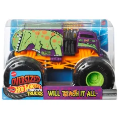 Hot Wheels Monster Trucks: Will Eat it all monster avto 1/24 – Mattel