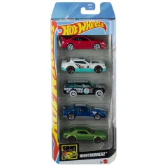 Hot Wheels: Nightburnerz 5-delni komplet kul avtomobilčkov v merilu 1:64 - Mattel