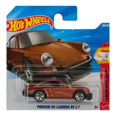 Hot Wheels: Porsche 911 Carrera RS 2.7 rjav avto 1/64 - Mattel
