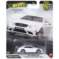 Hot Wheels Premium: Cool-túra 2008 Mercedes-Benz CLK 63 AMG Black Series malček 1/64 - Mattel