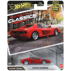 Hot Wheels Premium: Cool-tura Ferrari Testarossa malenkost 1/64 - Mattel
