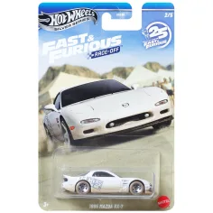 Hot Wheels Silver Series: Smrtonosna dirka 1995 Mazda RX-7 malček 1/64 - Mattel