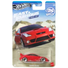 Hot Wheels Silver Series: Smrtonosna dirka Toyota Celica malenkost 1/64 - Mattel