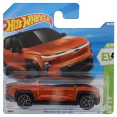Hot Wheels: Silverado EV RST oranžni avtomobilček 1/64 - Mattel