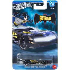 Hot Wheels Srebrna serija: Batmanov Batmobile mali avto 1/64 - Mattel