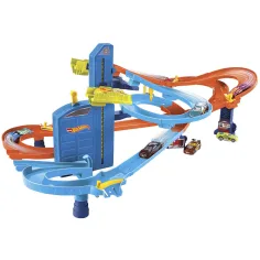 Hot Wheels: Super Spirala proga s 5 malimi avtomobili - Mattel slika 2