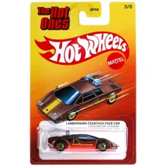 Hot Wheels: The Hot Ones Lamborghini Countach Pace Car malenkost 1/64 - Mattel