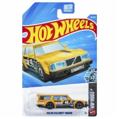 Hot Wheels: Volvo 240 Drift Wagon rumena malenkost 1/64 - Mattel