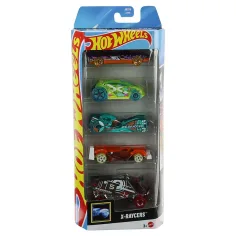 Hot Wheels X-Raycers 5-delni set malih avtomobilov 1/64 – Mattel