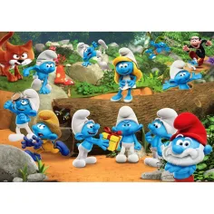 Hupikék škratki gozdna zabava 104-delni supercolor puzzle - Clementoni slika 2