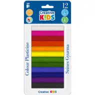ICO: Creative kids 12-delni komplet barvnega plastelina 165g