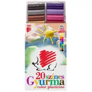 ICO: JEŽ barvni plastelin z 20 barvami 400gr