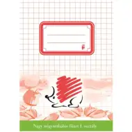 ICO: Ježek Za šolo pripravljeni vezani zvezek karo A5 za 1. razred