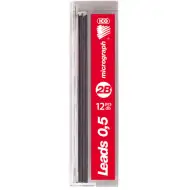 Ico: Micrograph grafitne minice za tehnične svinčnike 0,5 mm, 2B