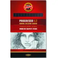 ICO: Progresso 12-delni komplet grafitnih svinčnikov 8911/8B Koh-I-Noor