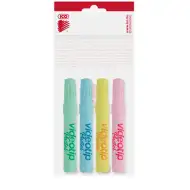 ICO: Videotip 4-delni komplet označevalcev teksta pastelnih barv