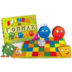 Igra s spretnostmi za razvijanje barv in oblik - D-Toys slika 1
