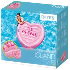 Intex: Sladko srce otok napihljiva gumijasta blazina 145x142cm slika 2