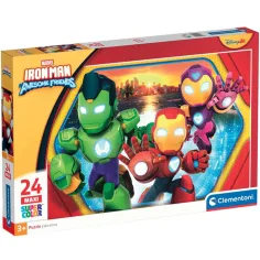 Iron Man in njegova super ekipa 24-delni maxi puzzle - Clementoni