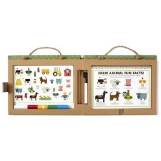 Izbrisljiv risalni in magnetni igralni komplet Kmetija - Melissa & Doug slika 3
