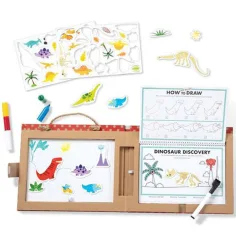 Izbrisljiv risalni in magnetni kreativni igralni set Melissa & Doug: Dinozavri slika 3