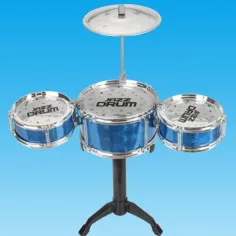 Jazz Drum 4-delni igralni bobnarski set s stojalom slika 2