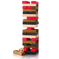 Jenga igra izgradnje stolpa Popular - Woodyland slika 2