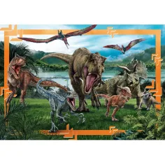 Jurassic World kraljestvo dinozavrov 104-delni maxi supercolor puzzle - Clementoni slika 2