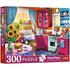 Jutro v kuhinji Easy Piece 300-delni puzzle - Trefl