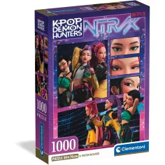 K-Pop Demonlovci - S odrom 1000 delni puzzle plakatom - Clementoni