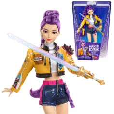 K-Pop Lovci demonov: Rumi modna punčka s mečem – Mattel slika 2