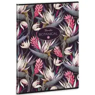 Karo zvezek A4 40-listni z dodatnimi sponkami Ars Una: Botanical Bromelia