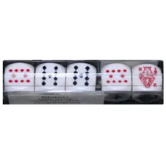 Kocke za poker set 5 kosov 16mm - Piatnik