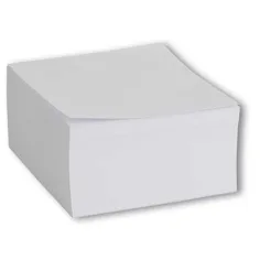 Kockasti zvezek 8,5x8,5x4cm 500 listov beljen lepljen