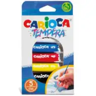 Komplet tempera barv v tubah 5x12 ml - Carioca