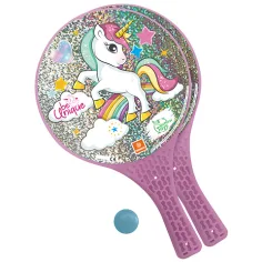Unicorn plažni tenis set z žogo