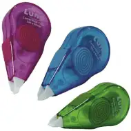 Korekturni trak 5mm x 5m v 3 različnih barvah